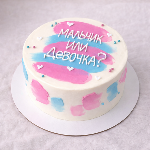 Гендерный торт "Pink or Blue?"