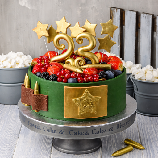 Торт на 23 февраля №2