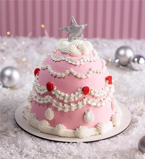 Торт "Розовая Ёлочка"
