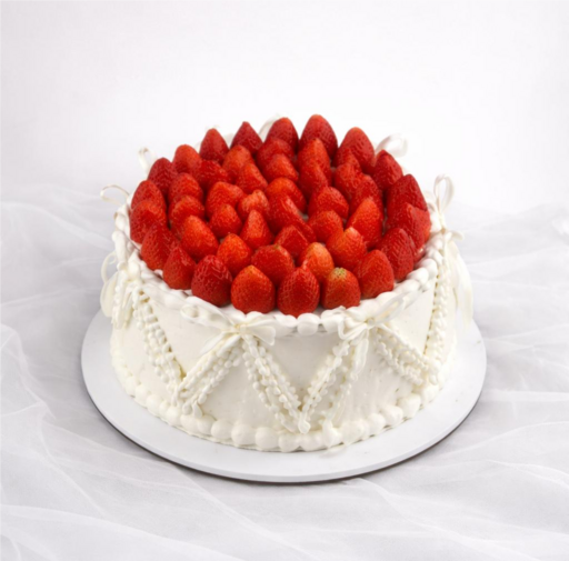 Торт "Клубничный сад"