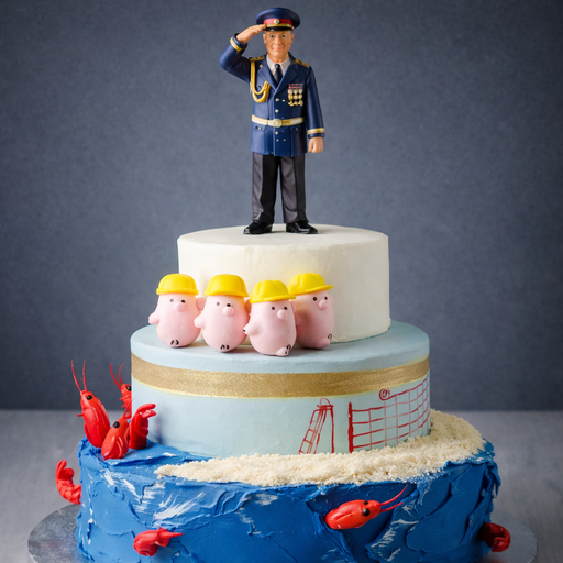 Торт без мастики для капитана