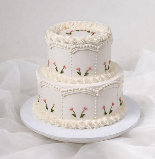 Торт «Винтажная грация»