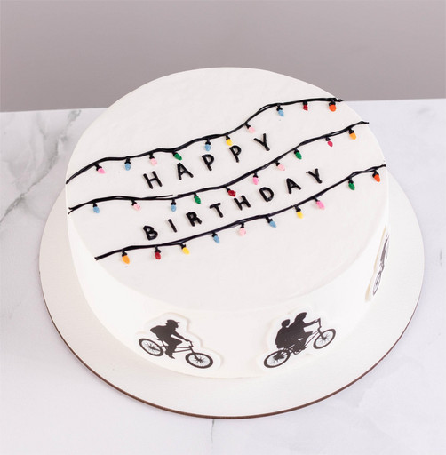 Торт " Поздравление с Изнанки" (Очень странные дела) Торт " Поздравление с Изнанки" (Очень странные дела)