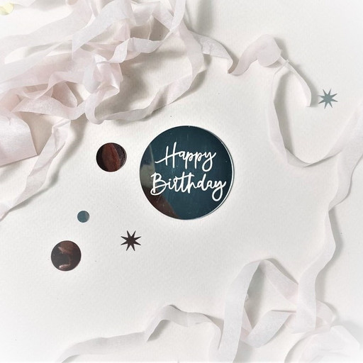 Топпер для торта Happy Birthday #3