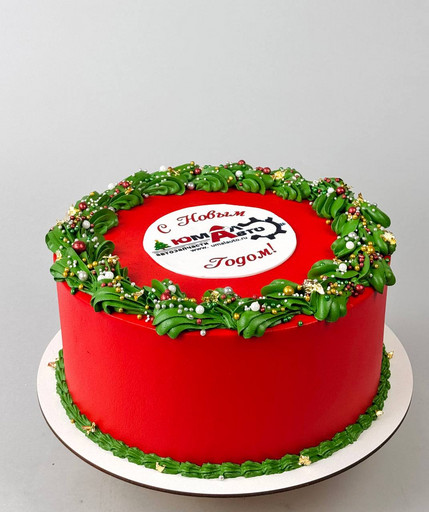 Торт "Новогодний венок"