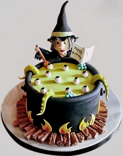 Halloween cake `Колдунья`