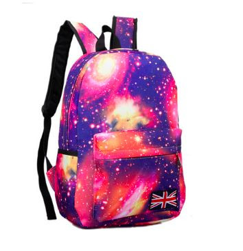 Красный Космос рюкзак Galaxy с флагом Британии