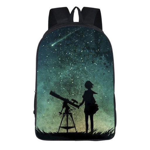Рюкзак для девочки Звездное Небо и Телескоп