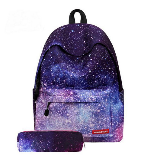 Рюкзак для девочки космос с пеналом в комплекте