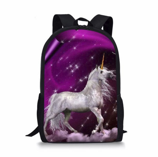 Рюкзак для девочки Единорог и Космос