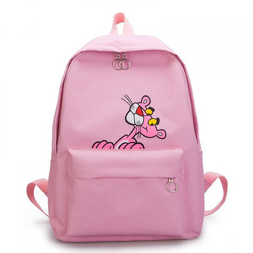 Розовый Рюкзак для девочки Пантера