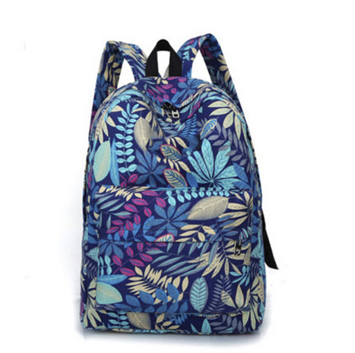 Рюкзак для девочки с листьями