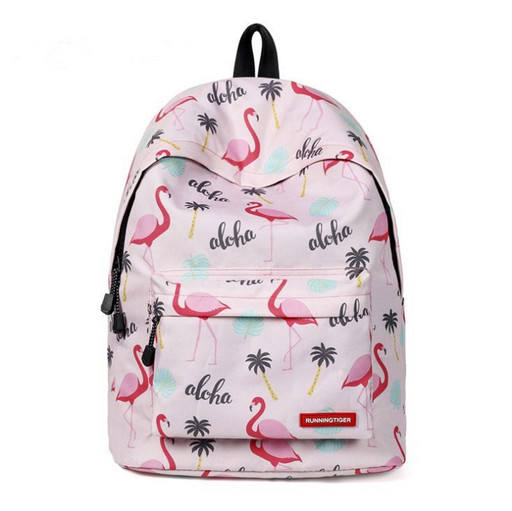 Рюкзак для девочки с Фламинго - 03