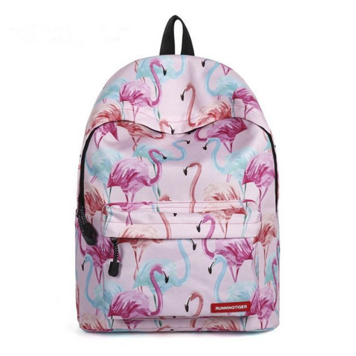 Рюкзак для девочки с Фламинго