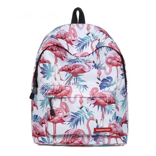 Рюкзак для девочки с Фламинго - 02