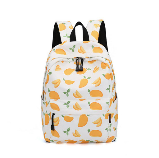 Рюкзак для девочки с бананами и манго