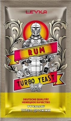 Спиртовые турбо дрожжи LEYKA Rum 87 гр.