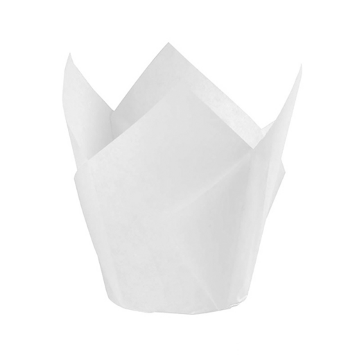 Тюльпан бумажный Белый для маффина 50*80 , 1 шт.