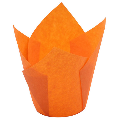 Тюльпан бумажный Оранжевый для маффина 50*80 , 1 шт.