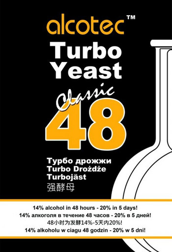Спиртовые дрожжи Alcotec Turbo 48 Classic, 130 г