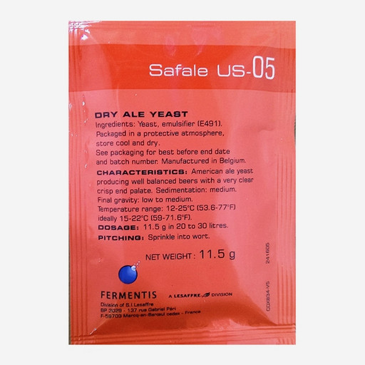 Дрожжи SafAle US-05, Fermentis