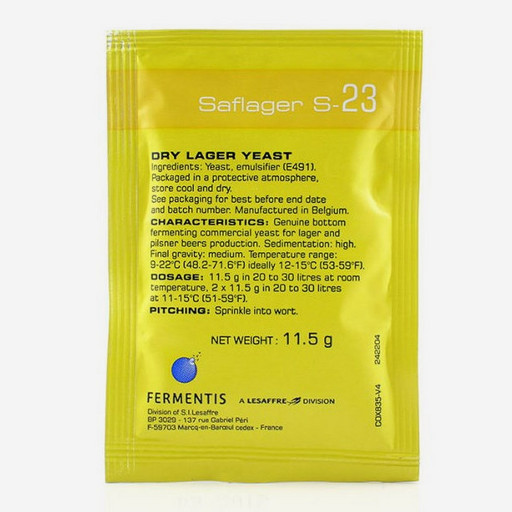 Дрожжи SafLager S-23, Fermentis