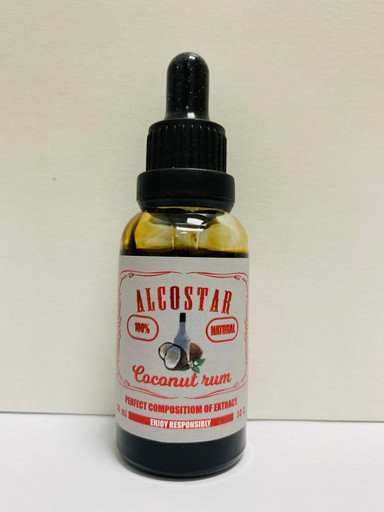 Эссенция Coconut rum (кокосовый ром) Alcostar, 30 ml