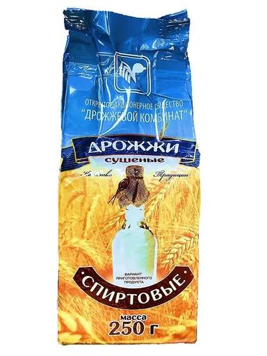 Дрожжи "Спиртовые", 250 гр. (Республика Беларусь)