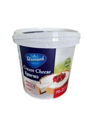 Сыр творожный Bernard Cream Cheese 72%  1,5 кг