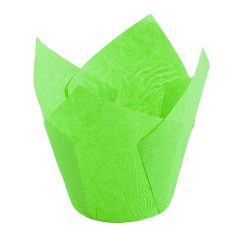 Тюльпан бумажный Зеленый для маффина 50*80 , 1 шт.
