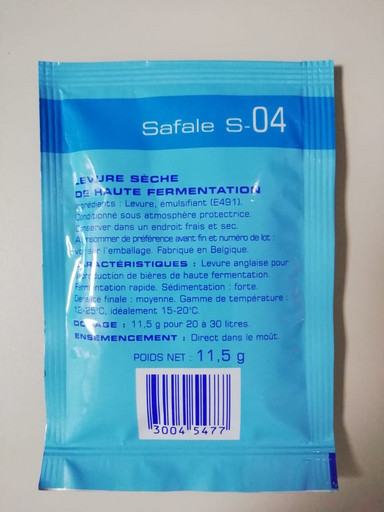 Пивные дрожжи SafAle S-04, Fermentis
