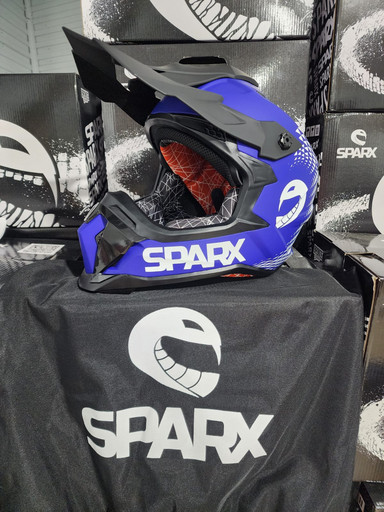 Шлем Sparx Raptor Сине-чёрный