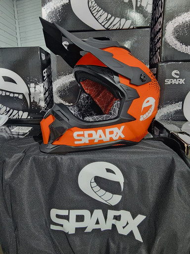 Шлем Sparx Raptor Оранжево-чёрный
