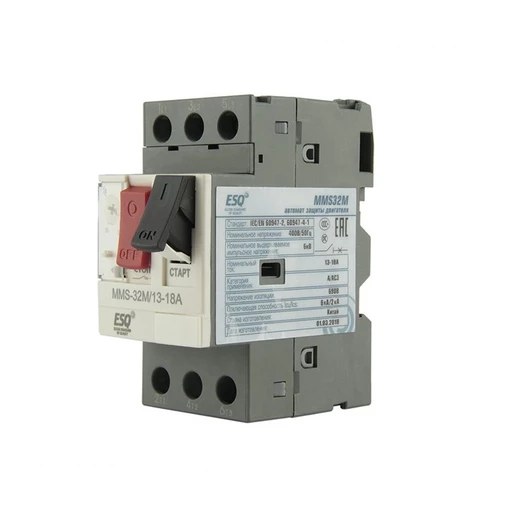 Автомат защиты двигателя MMS32GK 0P40 0.25-0.4А (AC400/415V 100kA ESQ)