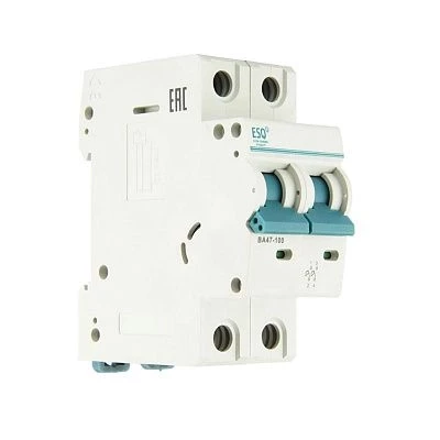 Автоматический выключатель ВА 47-100 2P C 1А