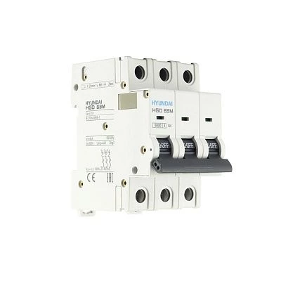 Автоматический выключатель HGD63-M 3PMBS0000C B 3P 4А 6kA (STANDARD)