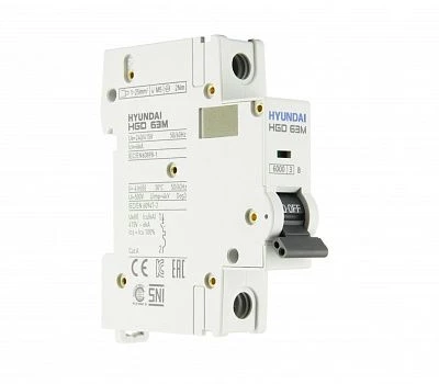 Автоматический выключатель HGD63-M 1PMBS0000C B 1P 16А 6kA (STANDARD)