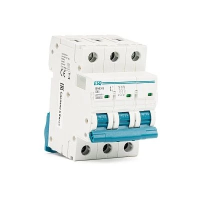 Автоматический выключатель ВА63S-10 D 3P 63А