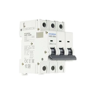 Автоматический выключатель HGD63M 3PMCS0000C C 3P 63А 6kA (STANDARD)