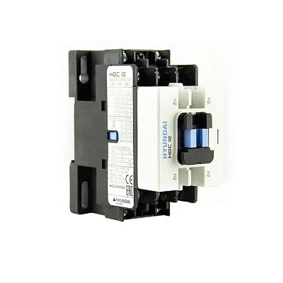 Магнитный контактор HGC12 11NS X024 12A 5.5 кВт при АС3 (380-440В) кат. 24В АC 1НО+1НЗ