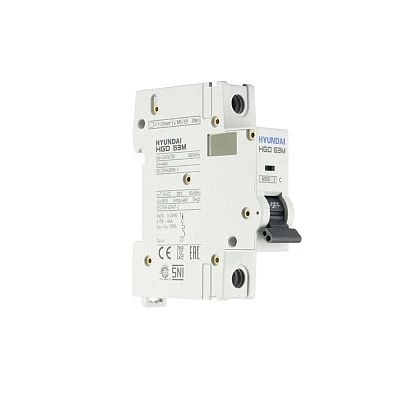 Автоматический выключатель HGD63N 1PMCS0000C C 1P 20А 6kA (DELUXE)