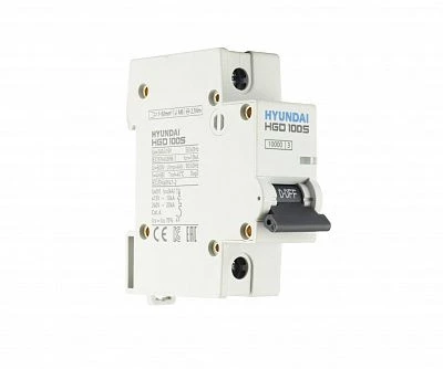 Автоматический выключатель HGD100S 1PMCS0000C C 1P 80А 10kA (STANDARD)