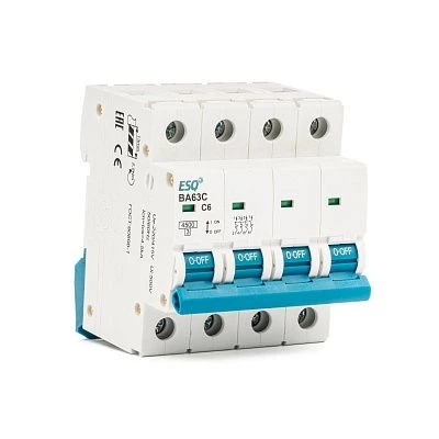 Автоматический выключатель ВА63C-4 C 4P 6А