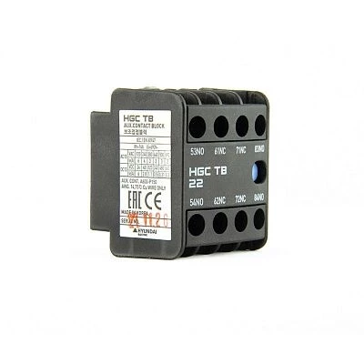 Блок вспомогательных контактов фронтальный HGC TB 22NS (для HGC9-100, UMC9-100, HGR)