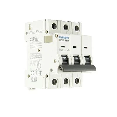 Автоматический выключатель HGD63-M 3PMBS0000C B 3P 40А 6kA (STANDARD)