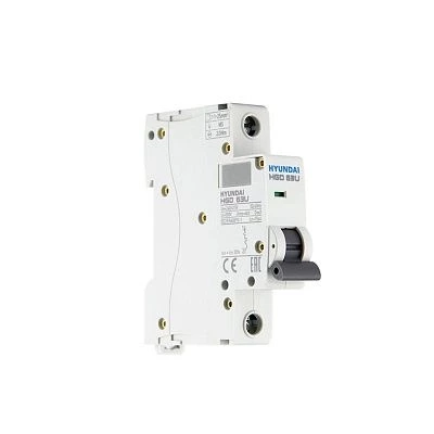 Автоматический выключатель HGD63-U 1PMCS0000C C 1P 1А 15kA (STANDARD)