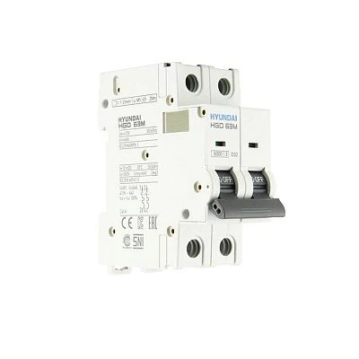 Автоматический выключатель HGD63-M 2PMDS0000C D 2P 32А 6kA (STANDARD)