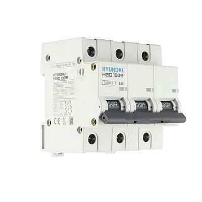 Автоматический выключатель HGD100S 3PMBS0000C B 3P 80А 10kA (STANDARD)