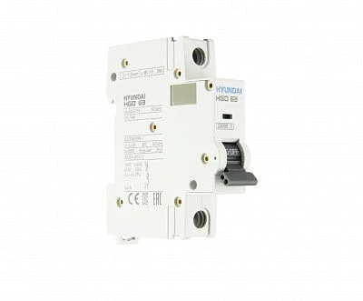 Автоматический выключатель HGD63H 1PMCS0000C C 1P 6А 10kA (DELUXE)