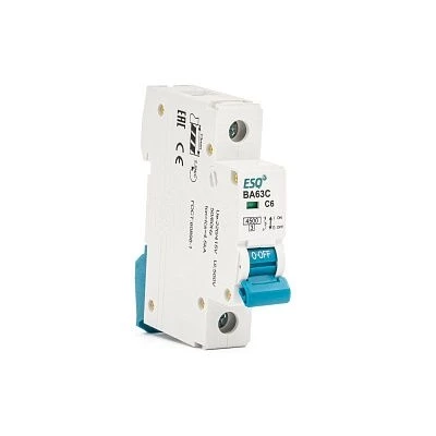 Автоматический выключатель ВА63C-4 C 1P 6А